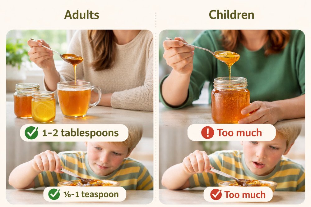 How much honey to eat per day